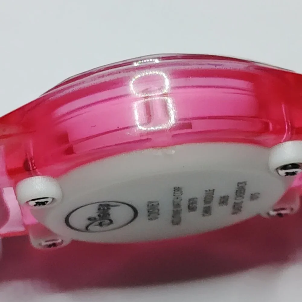 Vintage Minnie Mouse Digital Watch - Pink Bow Design, 8